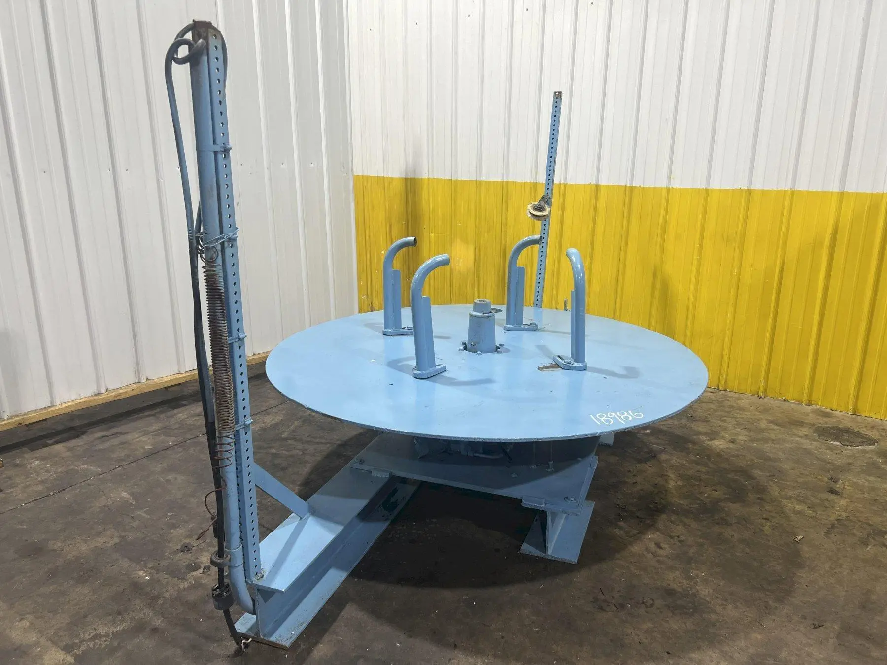 5,000 LBS x 72" ACCRA HORIZONTAL PALLET TYPE MOTORIZED COIL REEL UNCOILER: STOCK 18985