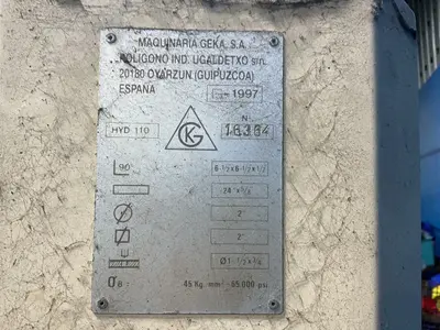 Used 1997 GEKA HYD 110 Ironworkers Ohio US | HGR 24 #1357027