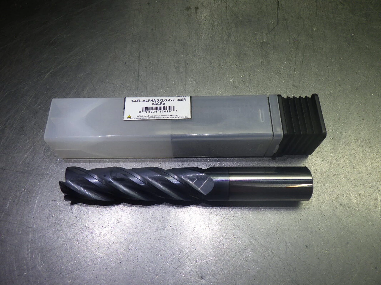 Monster 1" 4 Flute Carbide CR XXLG Endmill 1" Shank .06" R 294-003095 (LOC278A)