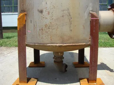 SPC4689  Tank 125 gallon vertical tank, Stainless Steel, dish
