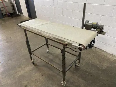 4' Flat Belt Conveyor