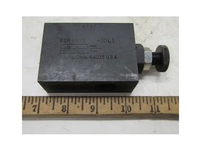 Parker ECR800S-10LT Adjustable Check Valve 1/2" NPT NEW