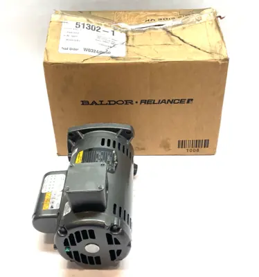 Used Baldor Electric Motor 0.5HP 115/230V 1-Phase 3450rpm A.C. Motors Michigan US | Maverick Industrial Sales #1391945