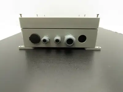 11x9x3 Enclosure 11.5"x9"x3" O Ring Gasket DIN Rail Made Of ABS Lot Of 4