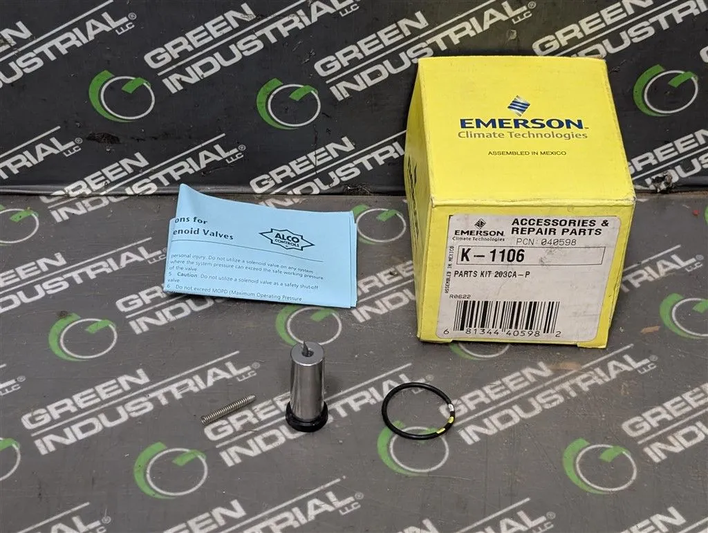 Emerson K-1106 Solenoid Valve Repair Parts Kit 040598 for 203CA-P valves New NIB