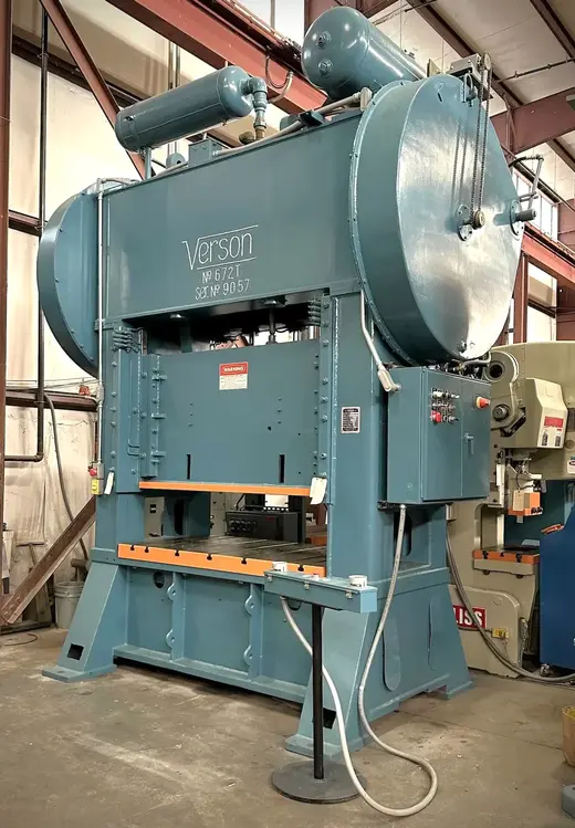 Used VERSON VERSON 672T PRESS Straight Side Presses | Alma Machinery #898712