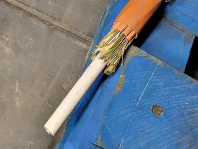 Optical Fiber Cable, 636 ft, 62.5/125 Micron