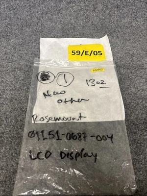 New | in-Stock Rosemount 01151-0687-004 Misc Electrical & Power Parts California US | Davliegogo LLC #1729857
