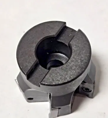 Hertel 001-593-1 P121 FACE MILL 1.9" indexable Milling Cutter Carbide Inserts