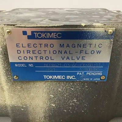 USED TOKIMEC DEFRG21-03-6C-EX-60-11-S21
