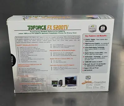 Used Jaton 3DFORCE FX-5200 TV 82208D/V5 Graphics/Video Cards South Carolina US | Palmetto Automation #1158580