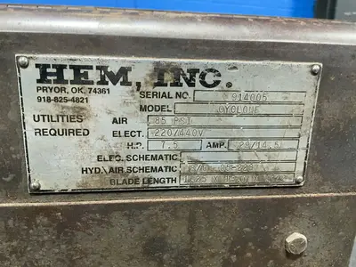 Used HEM, INC CYCLONE Horizontal Band Saws Ohio US | HGR 24 #1276110