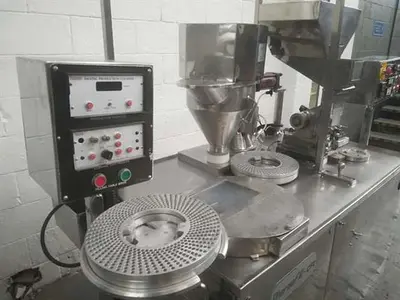 Pharmafill Model CF2 Stainless Steel Semiautomatic Filler