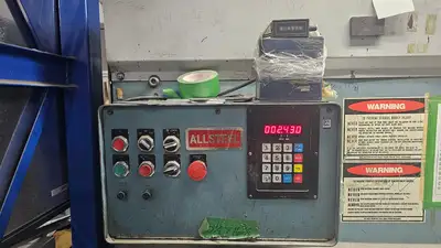 Used 1997 ALLSTEEL 1/4 - 10 Power Squaring Shears (Inch) British Columbia CA | Lenmark #913324