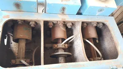 USED EMSCO F-650 TRIPLEX MUD PUMP