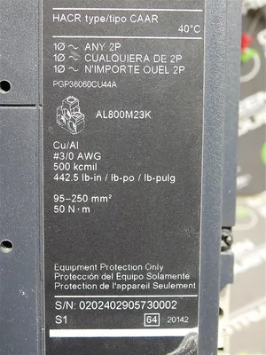 USED SQUARE D PG 600