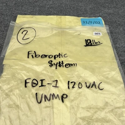 Used FIBEROPTIC SYSTEMS FOI-1 Light Source Equipment California US | Davliegogo LLC #1708163