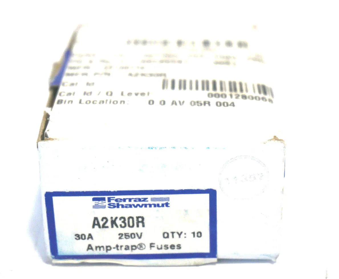 10 NEW FERRAZ SHAWMUT A2K-30R FUSES A2K30R