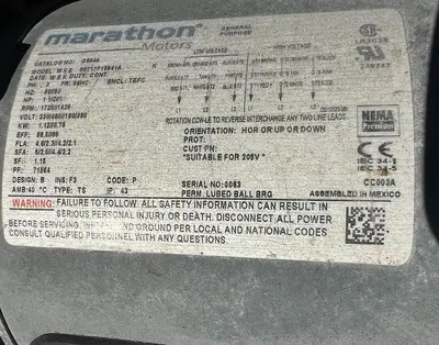 Dryer, Rotary, 13" x 195", Carbon Steel, Indirect Fired # 5991342