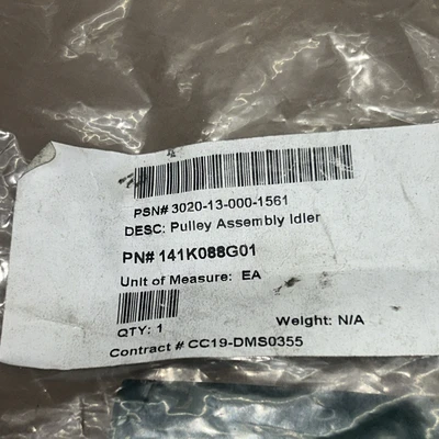 New 141K088G01 Pulley Assembly, Idler 3020-13-000-1561 Fast Shipping! + Warranty