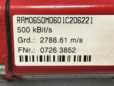 USED TEMPOSONICS INC RAM0650MD601C206221