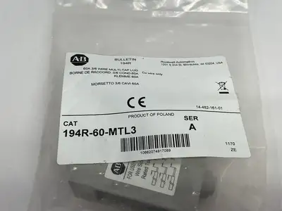 NEW ALLEN-BRADLEY SER. A MULTI-TAP LUG, 3/6 WIRE, 60A