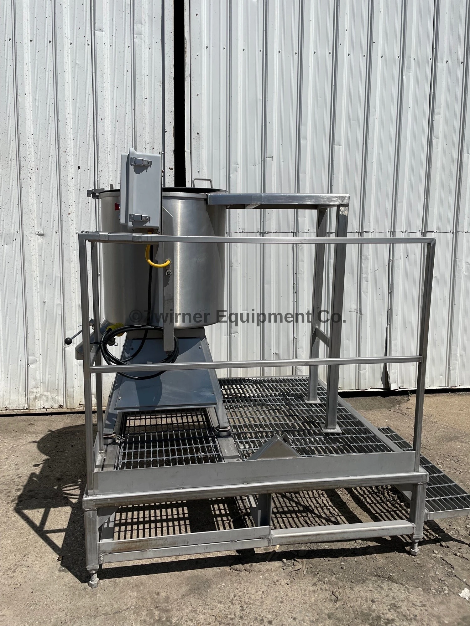 50 Gallon Stainless Steel Single Shell Mix Tank