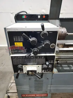 Used 2001 CLAUSING C1340S Engine Lathes Michigan US | Vander Ziel Machinery Sales #482677