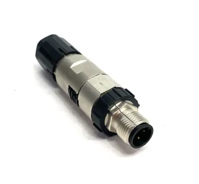 USED SIEMENS FASTCONNECT M12 PLUG PRO 2X2 M12 PLUG-IN CONNECTOR