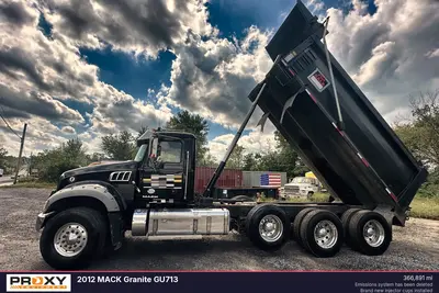 Used 2012 MACK GRANITE GU713 Dump trucks Pennsylvania US | Proxy Equipment #1378120
