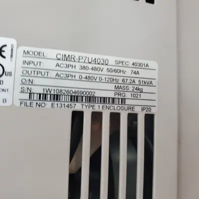 Used YASKAWA ELECTRIC CIMR-P7U4030 Misc Electrical & Power Parts California US | American Industrial Supply Co. #1558210