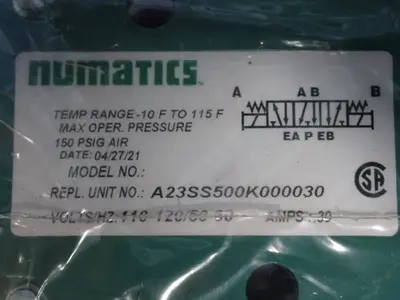 NEW 2021 NUMANTICS A23SS500K000030