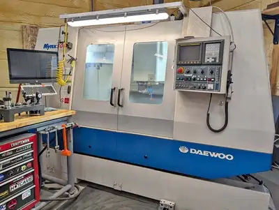 2000 DAEWOO MYNX 500 Vertical Machining Centers | 520 Machinery Sales LLC (1)