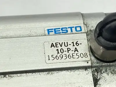 AEVU-16-10-P-A | Festo  Compact Pneumatic Cylinder 16mm Bore 10mm Stroke 156936 - Used
