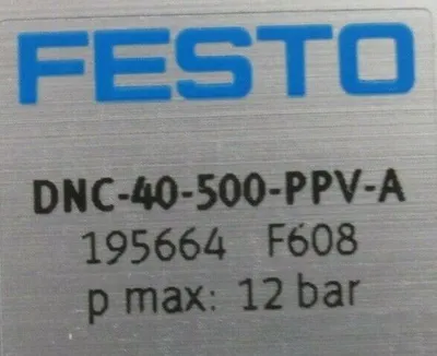 NEW FESTO SLE-40-500-KF-A-G-S-CV-CH-PV-PH LINEAR ACTUATOR DNC-40-500-PPV-A