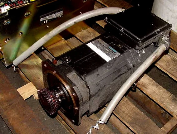 Used 1985 Fanuc MODEL 3 A/C SPINDLE MOTOR & A/C SPINDLE DRIVE A.C. Motors New Jersey US | Machinery Values #302917