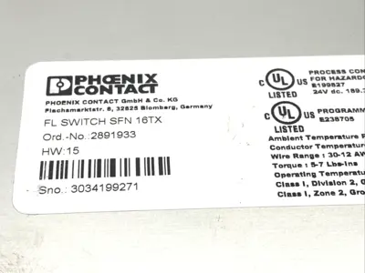 USED PHOENIX CONTACT 2891933