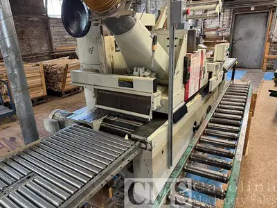 USED MEREEN JOHNSON 312DC/SR-J GANG RIP SAW WITH HYDRAULIC INFEED
