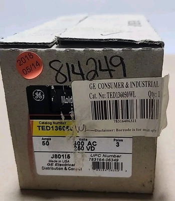 NEW GE TED136050WL
