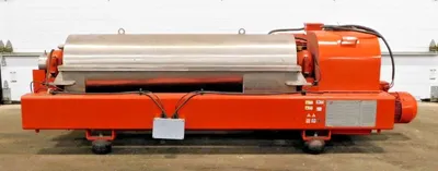 SCI LW 350 x 1550mm oilfield decanter centrifuge skid, 304SS.