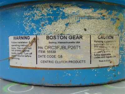 Boston Gear ORC3FJBLP26T1 Centric Clutch 55539 Used