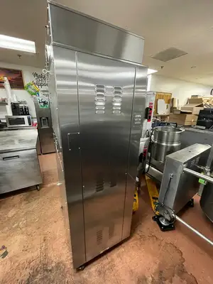 Used Nu-Vu Used NU-VU SUB-123P Double Deck Digital Commercial Electric Oven Proofer Combo 220V Electric Ovens Illinois US | Falcon Restaurant Supply #1375779