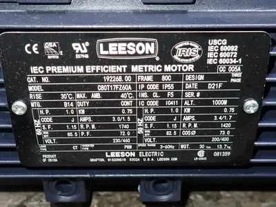 USED LEESON C80T17FZ60A