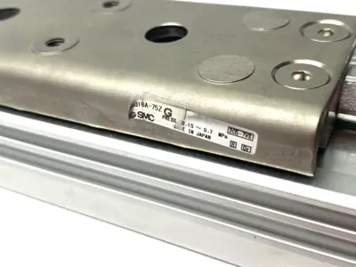 Used SMC High Precision Guided Cylinder 16mm Twin Bore, 75mm Stroke Pneumatic Cylinders Michigan US | Maverick Industrial Sales #1390626