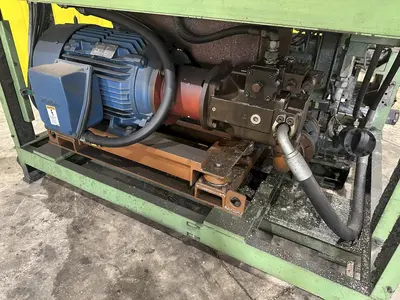 HERTWICH ENGINEERING MODEL #HE-300-30/A SWARF PUCK BRIQUETTER PRESS MACHINE: STOCK #23344