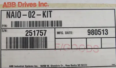NEW ABB NAIO-02-KIT I/O EXTENSION NAIO-02