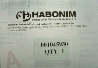 NEW HABONIM 30AF73P-4466TG/150 BALL VALVE 3" 30AF73P4466TG150 001045930 3-150