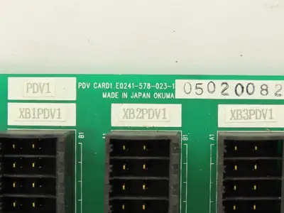 Okuma E0241-578-023-1 PVD PCB Card Adaptor Module Din Rail Mount Lot of 3