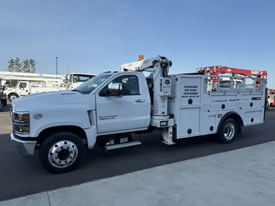 Used 2019 CHEVROLET SILVERADO 5500HD TIRE CRANE Service & Utility Trucks Minnesota US | Carco Truck & Equipment #1514114