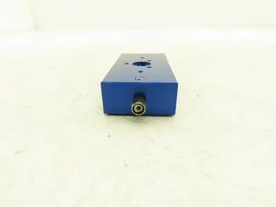 New Way S124002 Air Bearing Flat Rectangular 40mm X 80mm 60PSI M5 X .8 Air Inlet